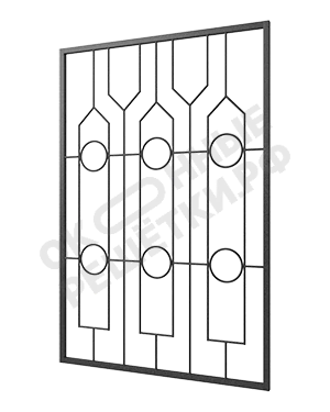 Фото решетки 1-24 на окно